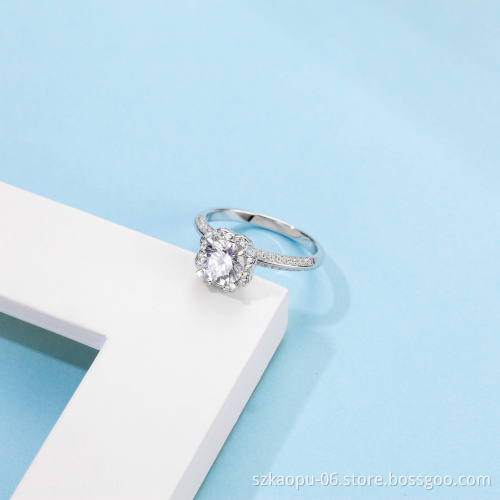 Engagement Wedding Ring Hot Selling Silver Sets 925 Jewelry  Rings